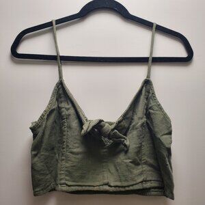 Aerie, green, crop top, tank top
